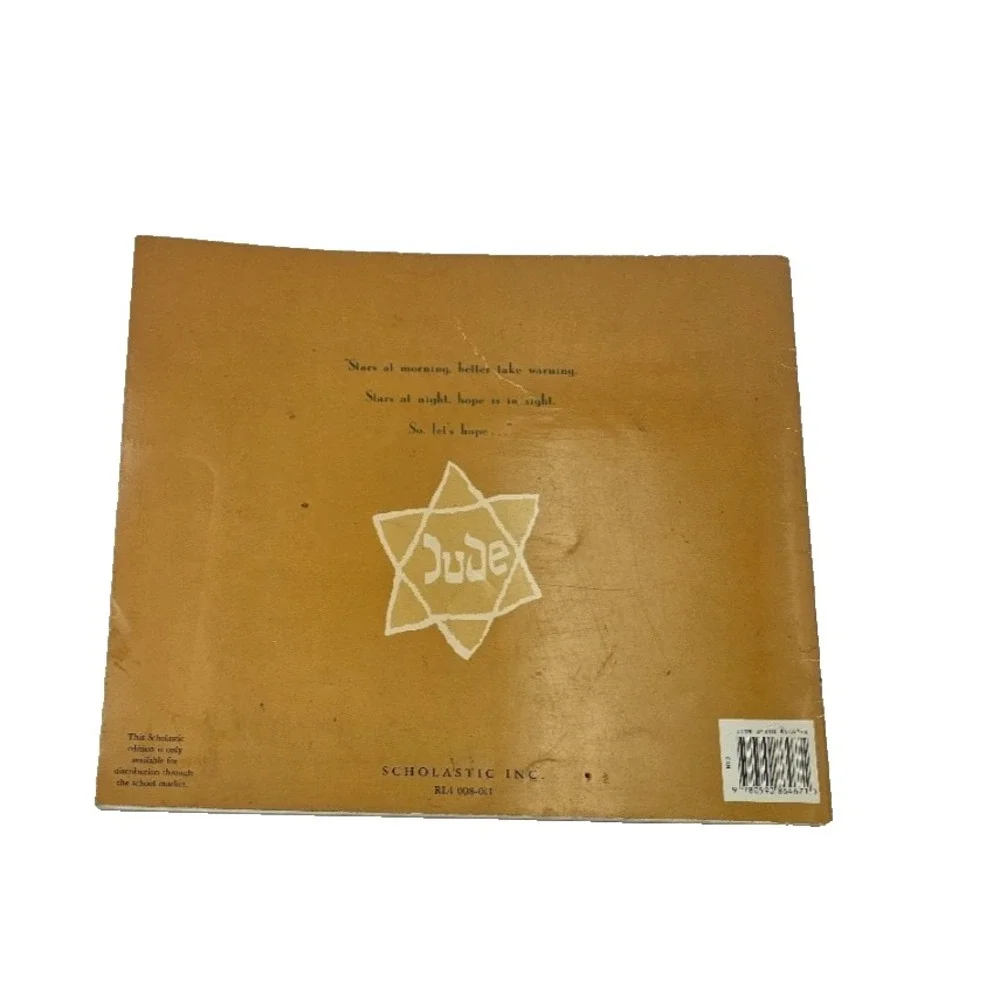 Star of Fear Star of Hope Jo Hoestlandt 1996 Holocaust WWII Jewish Kids Book